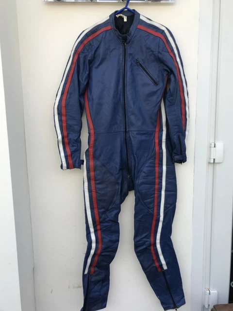 Abito da corsa vintage anni '70 TT Leathers