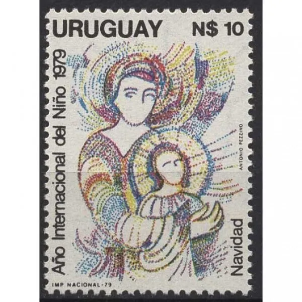 Uruguay 1979 Weihnachten, Internationales Jahr des Kindes 1563 postfrisch