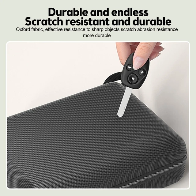 Elegante borsa organizzatore aspirapolvere auto pompa aria borsa di stoccaggio EVA guscio rigido