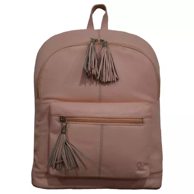 Genuine Leather backpack, Large soft leather Computer bag, Shoulder Bag, Laptop