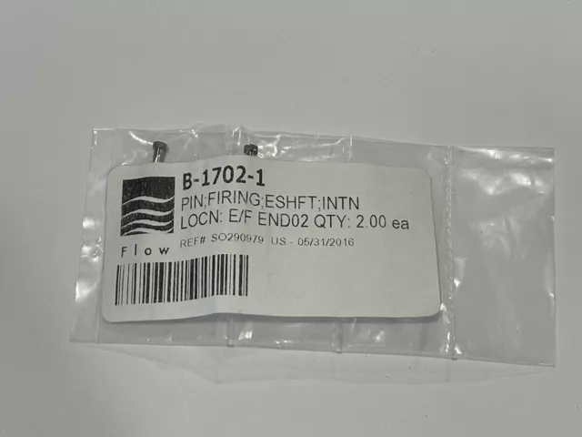 LOT of 2 FLOW WATERJET OEM B-1702-1 60K 87K ELECTRONIC INTENSIFIER FIRING PIN