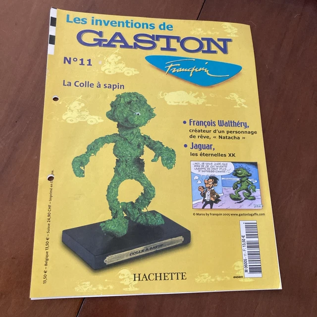 FASCICULE N° 11 Les inventions de Gaston Lagaffe Franquin Hachette colle à sapin EUR 9,90