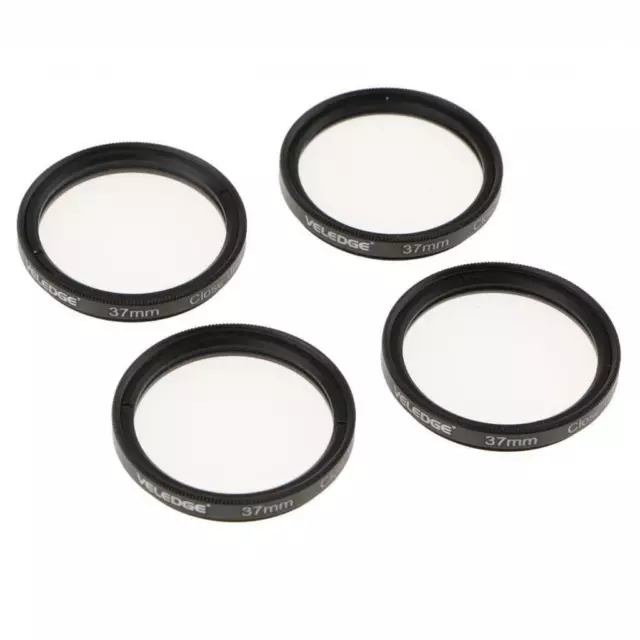 37mm +1+2+4+10 Close Up Macro Lens Filter Kit With Bag For Canon Nikon Sony DSLR