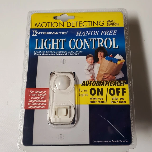 NEW INTERMATIC MOTION Detector Sensor Hands Free Control Automatic