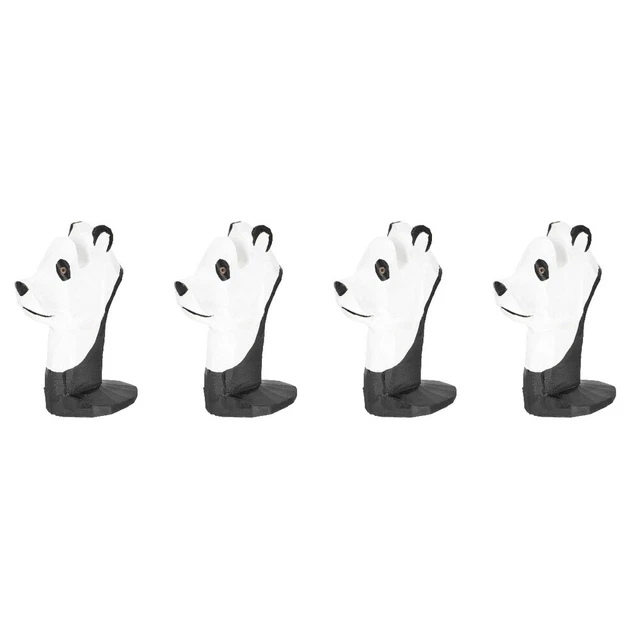 4 PIEZAS Panda Gafas Soporte Animales Forma Gafas Soporte Pantalla Escritorio Joyería