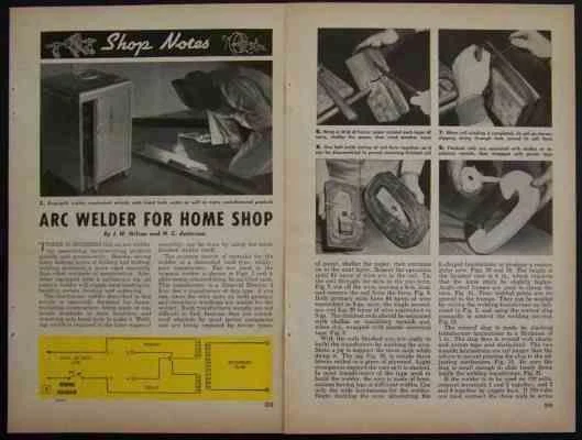 Arc Welder 110/220 volt How-To build PLANS Brazing Soldering