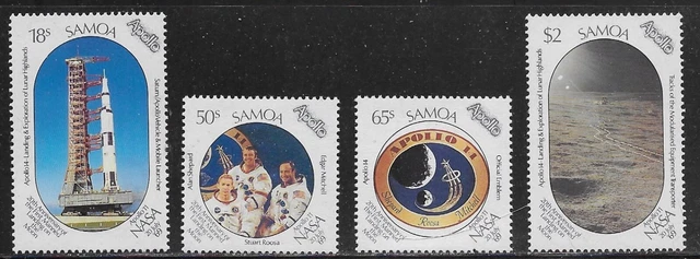 Samoa Scott #'s 760 - 763 MNH