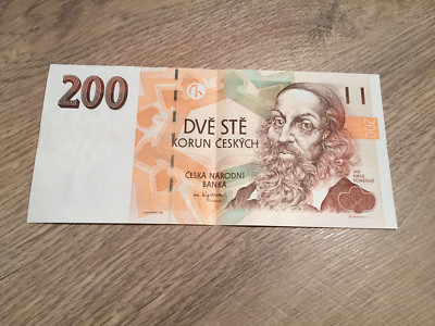 2019 Préfix H 2018 Tchèque République 200 Korun Jan Amos Komensky - Neuf 