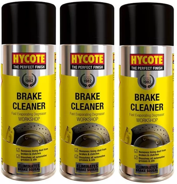 Hycote Workshop Brake Cleaner Degreaser - 400ml x 3