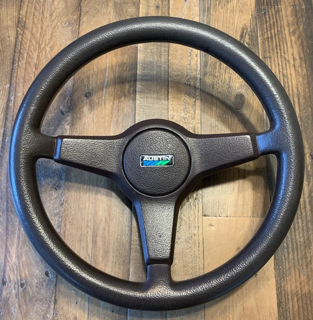 CLASSIC ROVER MINI Mayfair Brown Steering Wheel 1987 Used £25.00