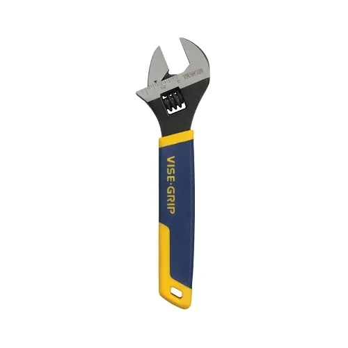 Irwin Vise-Grip Adjustable Wrench, 8 Inches Long, 1-1/8 Inches Opening, Chrome