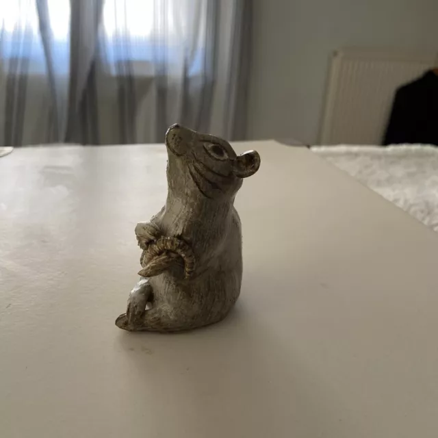 Zoo Ceramics Wood mouse Figurine - Vgc