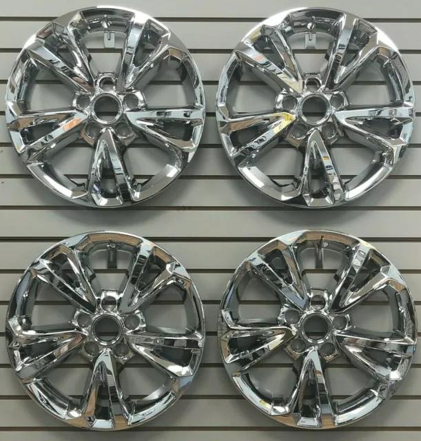2016 2017 Chevy EQUINOX 17" CHROME Wheel Skins Hubcaps Covers Alloy Wheels SET