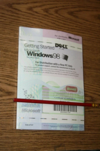 MICROSOFT WINDOWS 98 Boot Disk (floppy) and CD With Product Key BOX-M £ ...