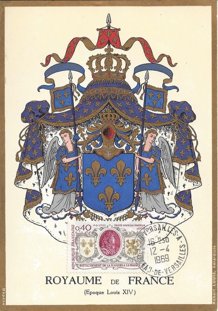 Carte Maximum 1968 - Rattachement De La Flandre à La France (émise 1966-70)