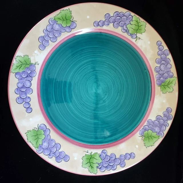 Essex Collection Tutti Fruitti Grapes Dinner Plate Heather Outlaw Kurpis