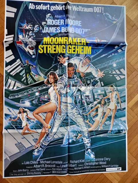 James Bond 007 Filmplakat A1 MOONRAKER Roger Moore