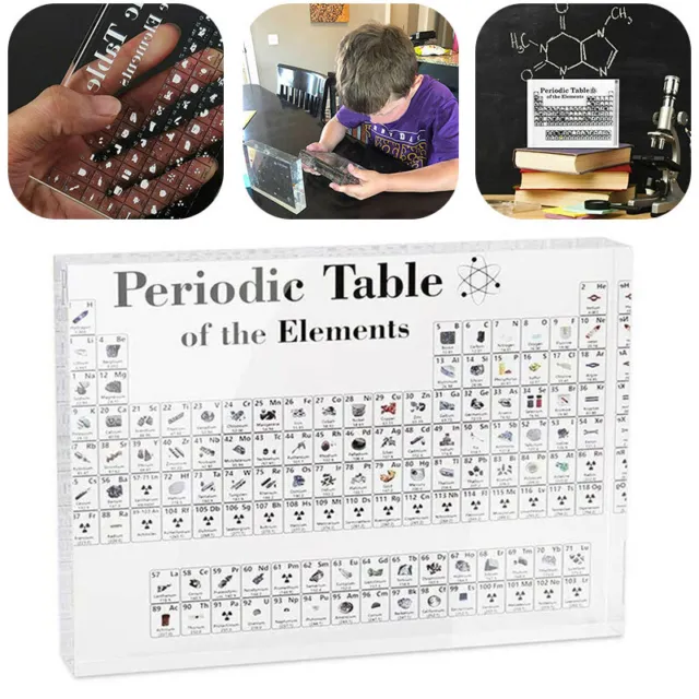 Chemistry Periodic Table Display with Chemistry Elements Teacher Student Gift AU