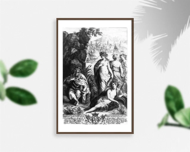 Photo: Second Punic war,Roman galleys 1661 Hannibal and Romans