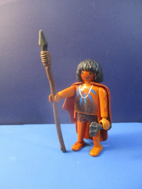 Figurine Playmobil Préhistoire - Chasseur De Mammouths / Homme Préhistorique - Occasion