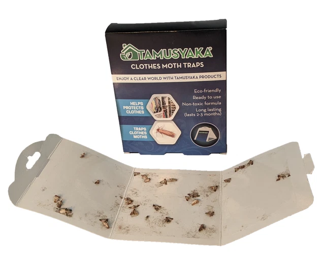 Clothes and Pantry Moth Traps, Powerful Moth Killer for House and Closets 2