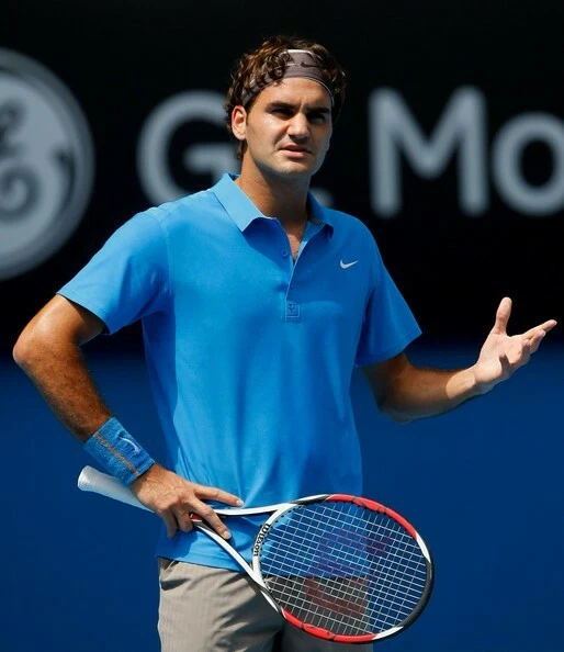 Veste Nike Federer US Open 2014 - Bleu, Taille M, Microfibre, Parfait état