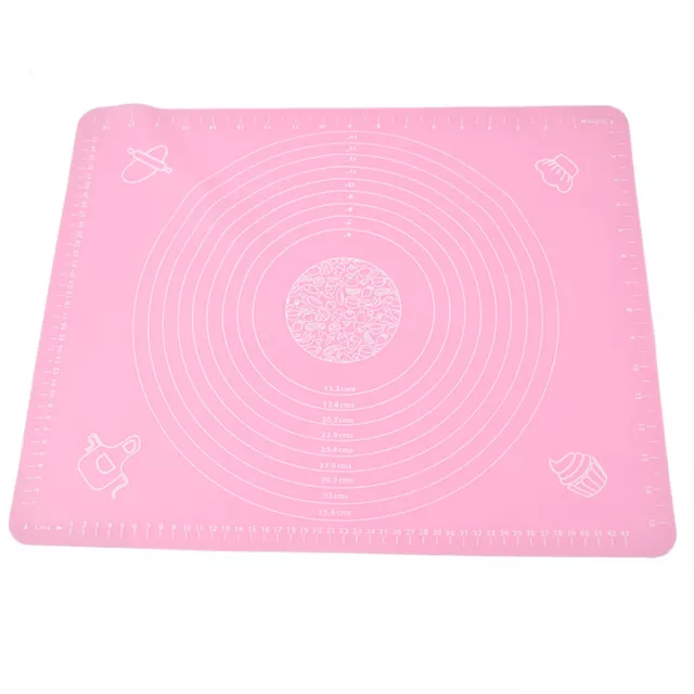 Cake Mat Massive Pink Silicone Pastry Decorating Fondant Rolling Work Sugarcraft