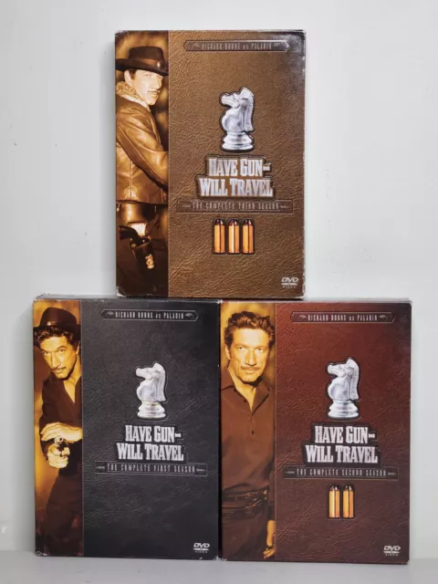 Have Gun Will Travel Season 1,2,3 DVD Boxsets - Region 1