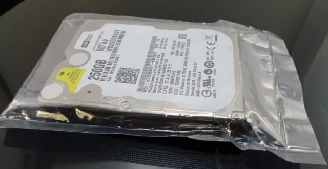 Western Digital 250GB WD2500BVVT-63A26Y0 5400RPM SATA Hard Drive 3