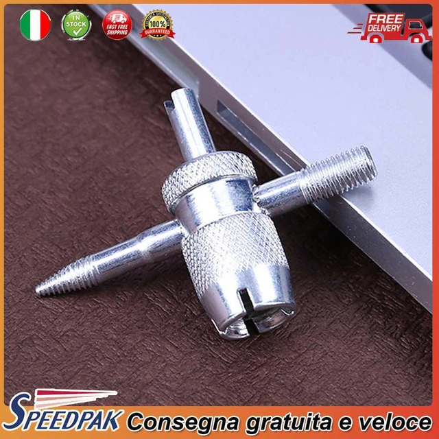 4-in-1 Valve Core Spanner Wear-resistant Tyre Valve Core Wrench for Cars Trucks
