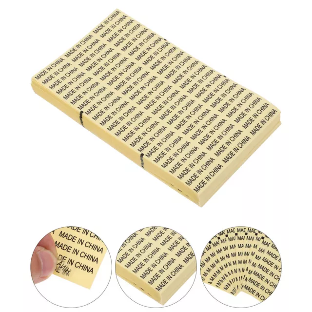 4000 Pz Adesivo Impermeabile Made in China Sticker Trasparente Etichetta