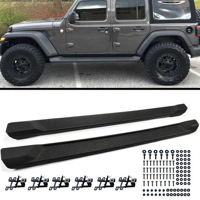 RUNNING BOARDS FOR 20182024 Jeep Wrangler JL & Unlimited 4 Door Side
