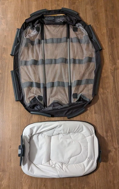 Graco Pack N Play  Clip On Mesh Bassinet Insert & Napper/Diaper Change - Gray