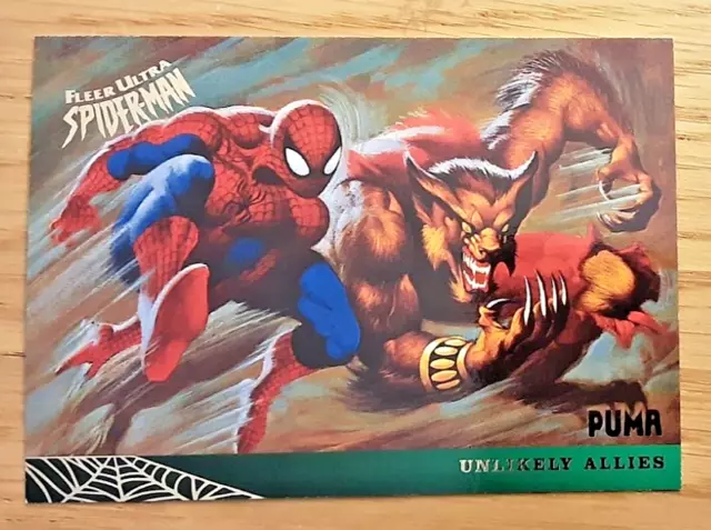 Fleer Ultra 95 Marvel Spider-Man KARTE 133 SPIDERMAN-PUMA.