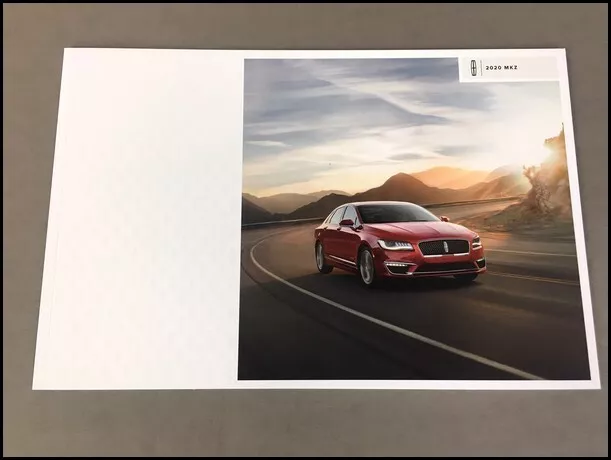 2020 Lincoln MKZ 20-page Original Car Sales Brochure Catalog