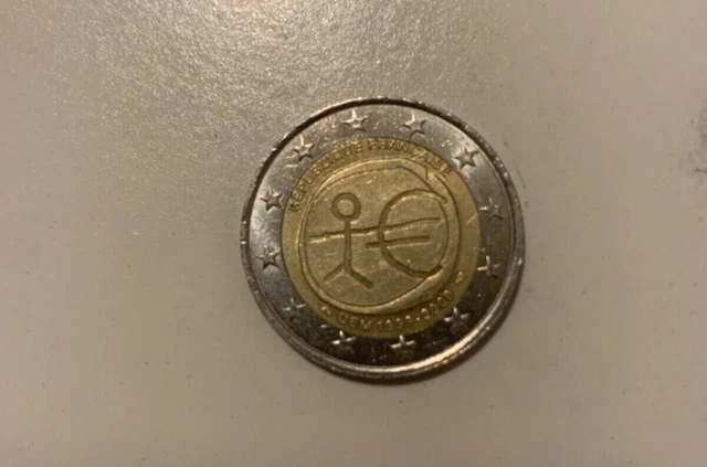 PIÈCE DE 2 euros RARE, Bonhomme UEM 1999-2009 française EUR 1,50