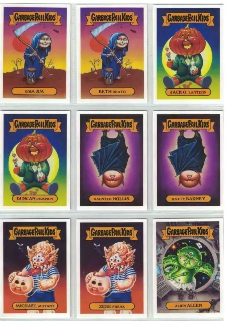 2019 Garbage Pail Kids Revenge Of Oh The Horror-Ible Classic Monster Set 20 Card