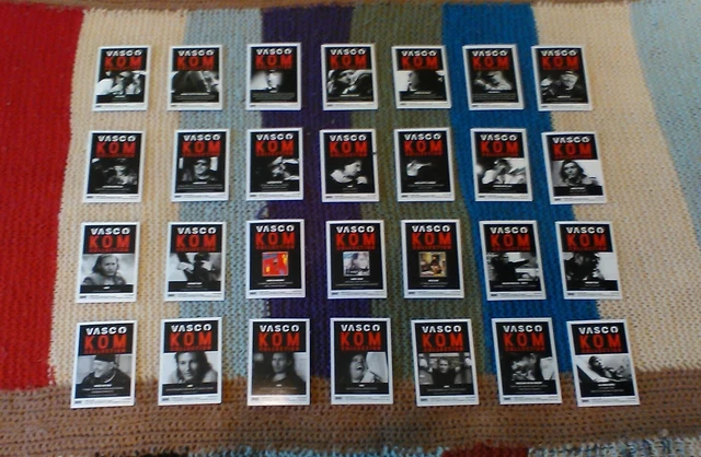  VASCO ROSSI  VASCO KOM COLLECTION  n.28 CARD   PER ALBUM " LEGGI I NUMERI   .  