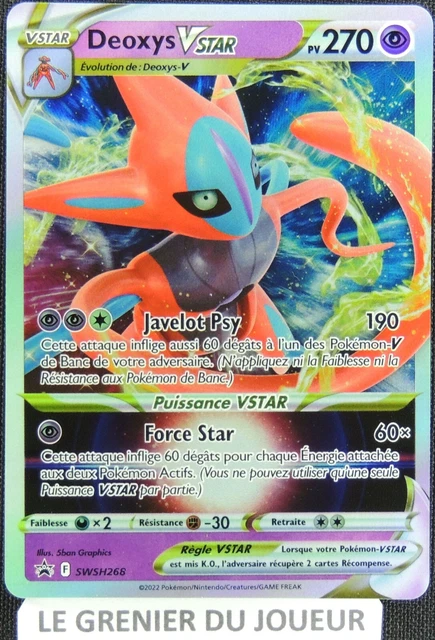 CARTE POKEMON DEOXYS Vstar SWSH268 PROMO JUMBO VSTAR FR NEUF EUR