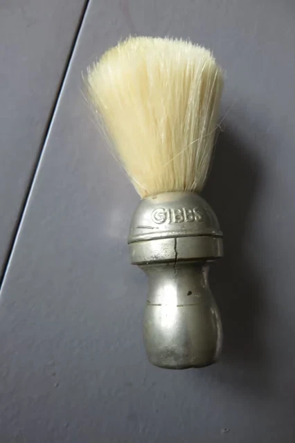 Blaireau De Rasage Ancien Marque GIBBS - En Bakélite - Occasion Mais Fonctionnel