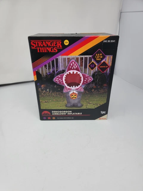 Stranger Things Inflatable STRANGER THINGS DEMOGORGON Airblown Inflatable Halloween 3.5' Foot ...