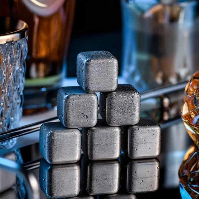 304 Stainless Steel Ice Cubes Quick Frozen Ice Cubes Whiskey Steel Ice Cube 2023