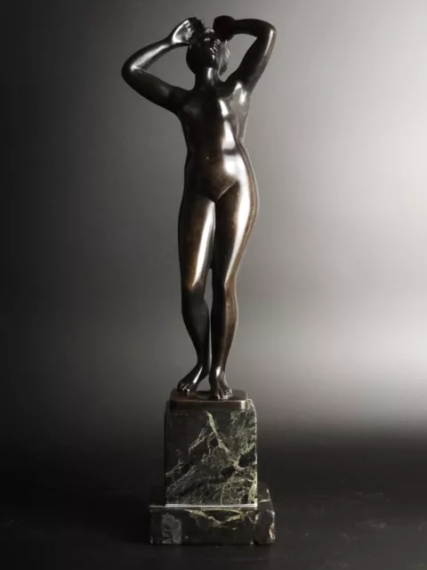 Bronze Skulptur ~1910 Apres Francesco da Sant' Agata " Niobe " - Frankreich
