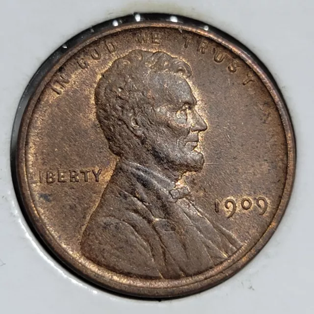 1909 Vdb Lincoln Cent Wheat Penny 9159