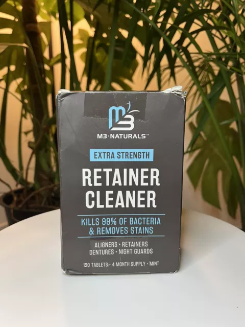 M3 - Limpiador Retenedor de Fuerza Extra Naturals 120 pestañas 4 Meses Suministro-Como Nuevo