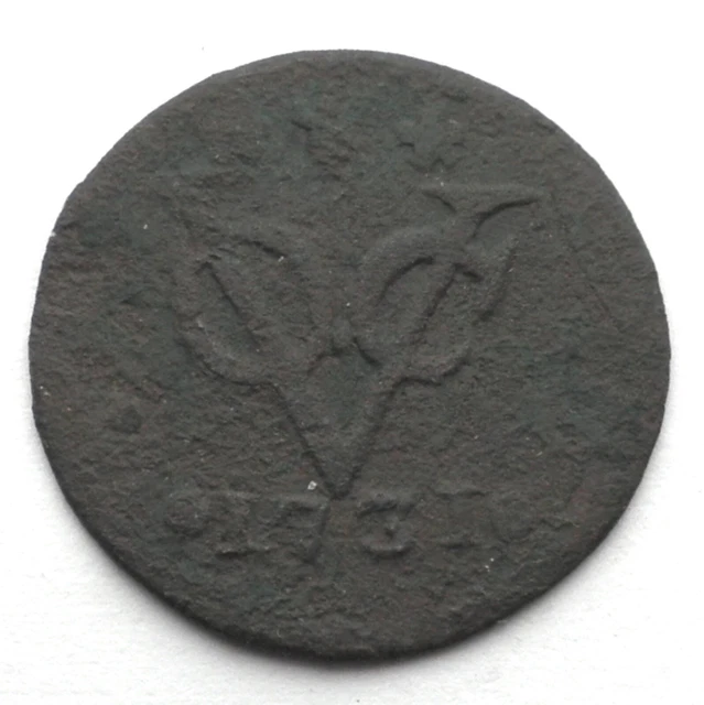 Netherlands East Indies West-Friesland Voc 1 Duit 1731 Km#132 1T5.4
