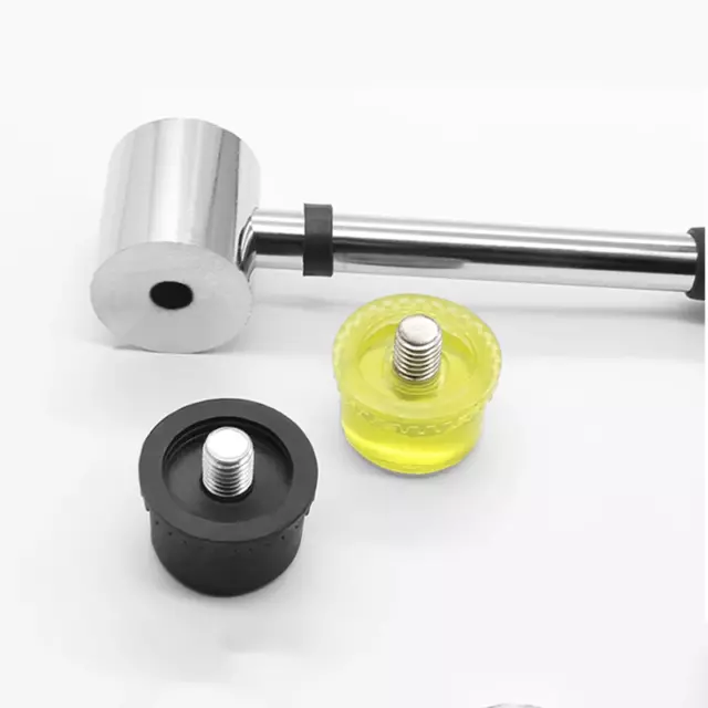 High Quality 25-45mm Double Faced Non-Slip Rubber Hammer Nylon Head Mallet Tools