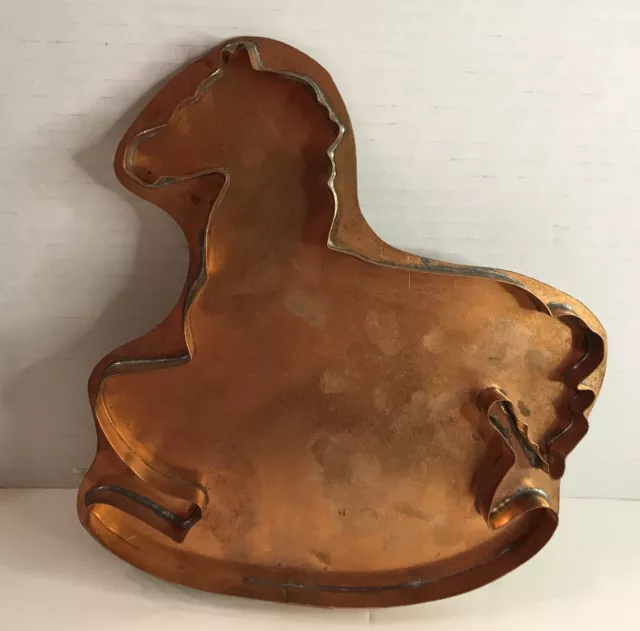 Large Rocking Horse Copper Cookie Cutter Old River Road Made For Williams Sonoma