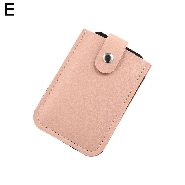 Pink Pulling Type Multi Card ID Sleeve Anti Demagnetization Compact Ultra-thi K8