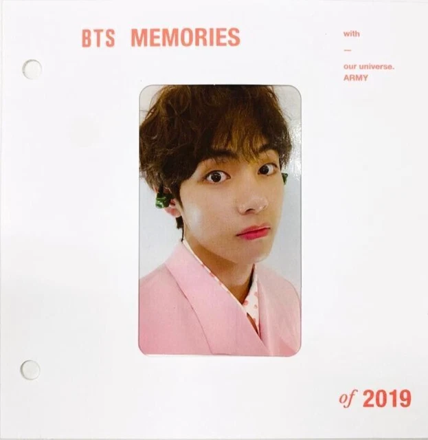 BTS MEMORIES 2019 Blu-ray トレカ フォト V テヒョン BTS MEMORIES 2019 Blu-ray トレカ フォト V テヒョン BTS Memories